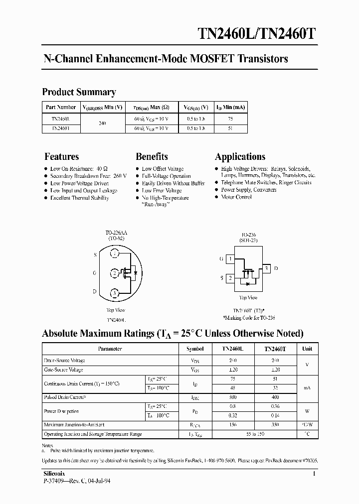 TN2460L_3186027.PDF Datasheet