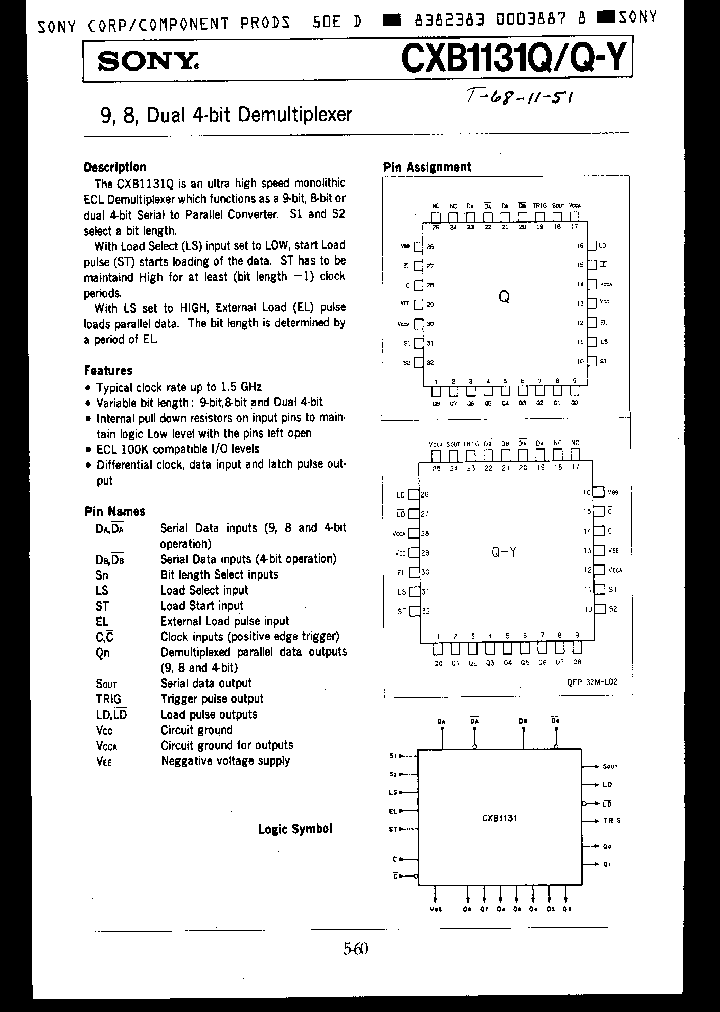 CXB1131QQ-Y_3186787.PDF Datasheet