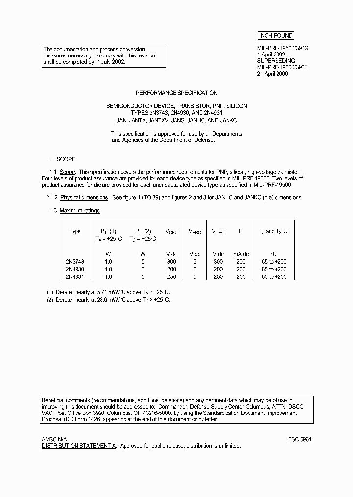 JANHCA2N3743_3187636.PDF Datasheet