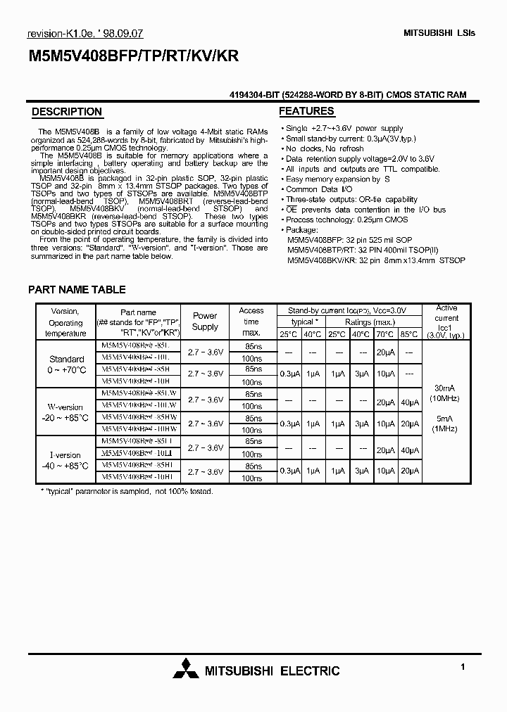 M5M5V408BTP-10LI_3187694.PDF Datasheet