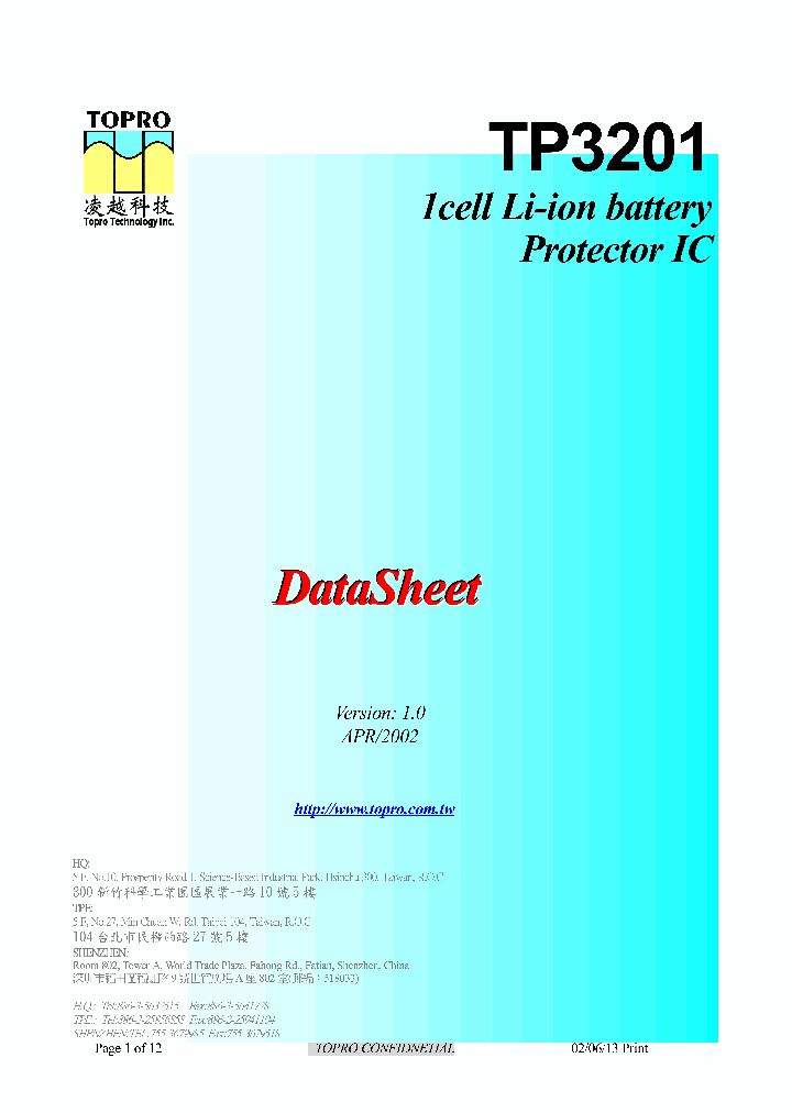 TP3201_3187700.PDF Datasheet