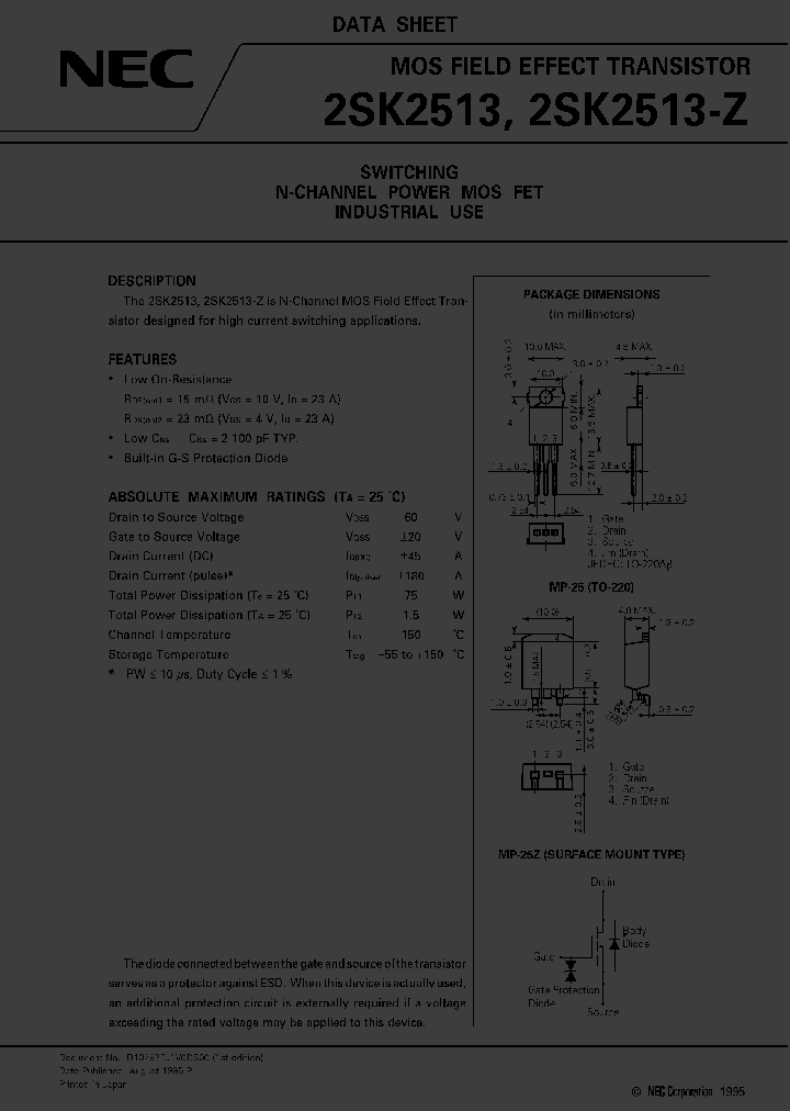 2SK2513Z_3187054.PDF Datasheet