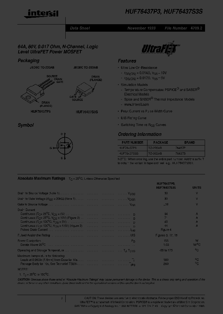 HUF76437P3T_3186885.PDF Datasheet