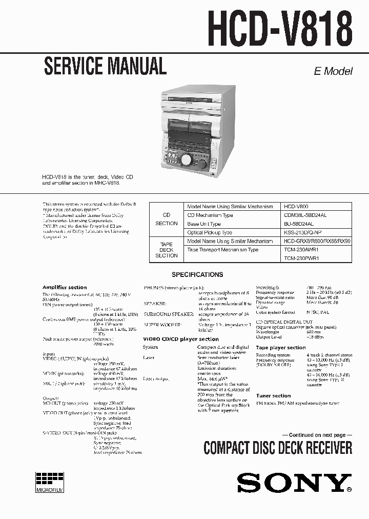 HCD-RX99_3188125.PDF Datasheet