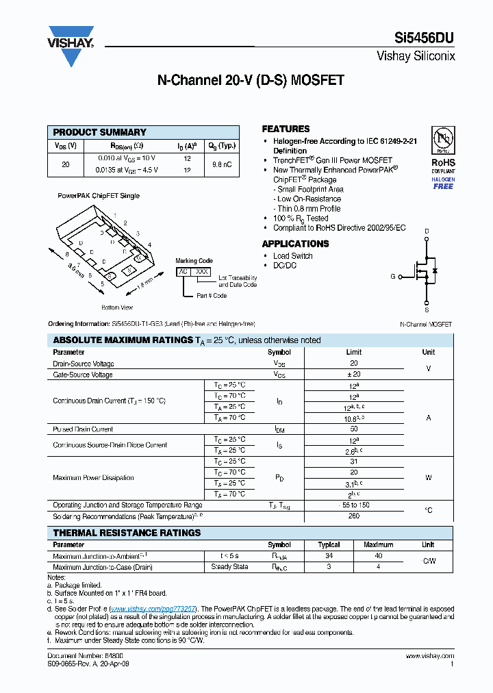 SI5456DU-T1-GE3_3192666.PDF Datasheet