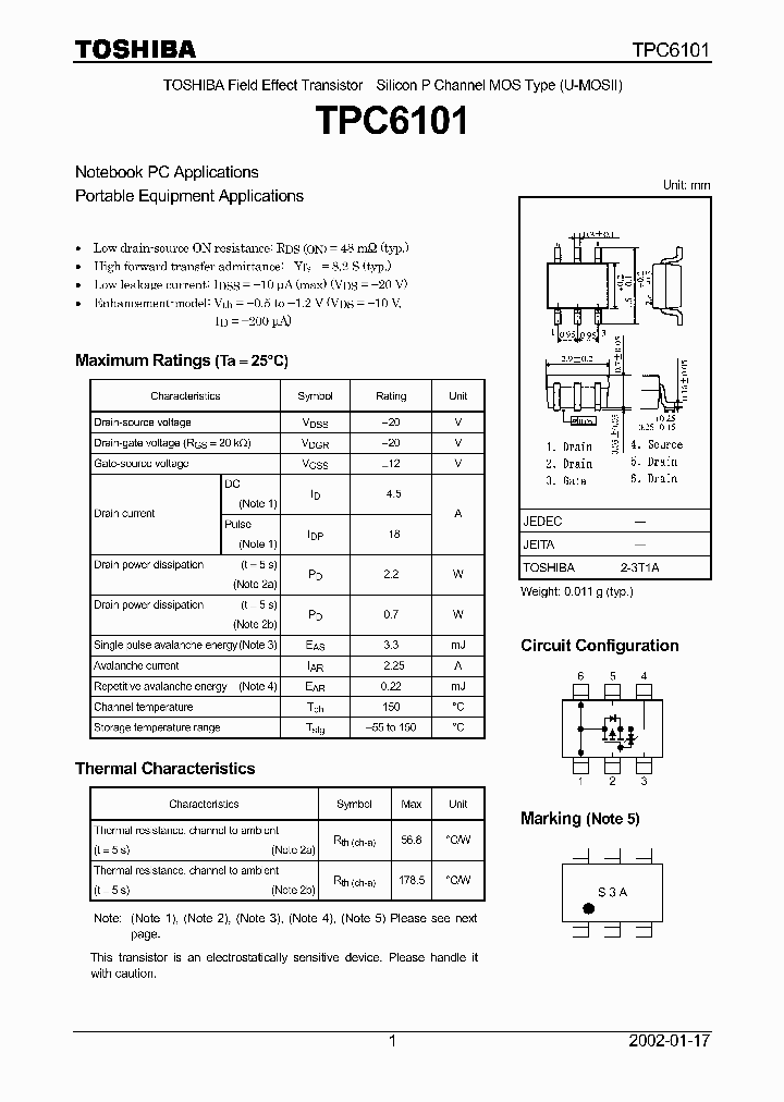 TPC6101_3192745.PDF Datasheet