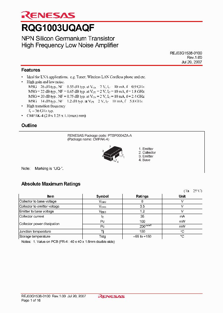 RQG1003UQ-TL-E_3193105.PDF Datasheet