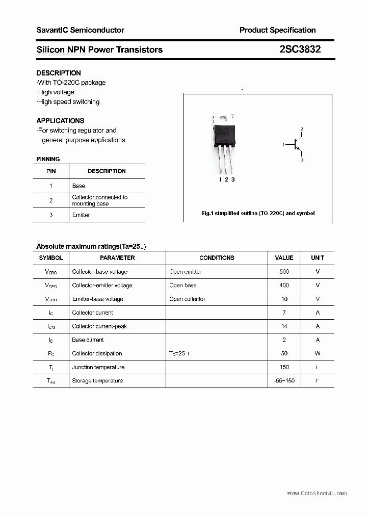 2SC3832_3193552.PDF Datasheet