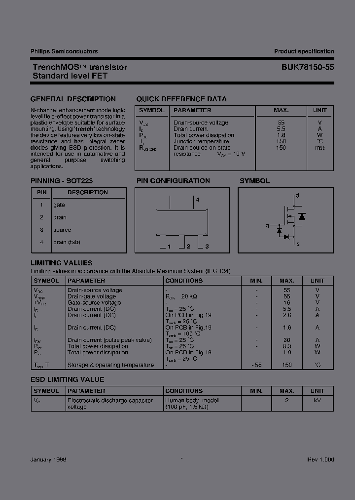 BUK78150-55TR_3192364.PDF Datasheet
