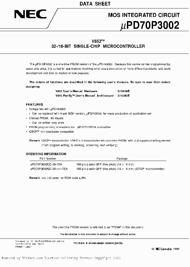 UPD70P3002GC-25-XXX7EA_3190932.PDF Datasheet