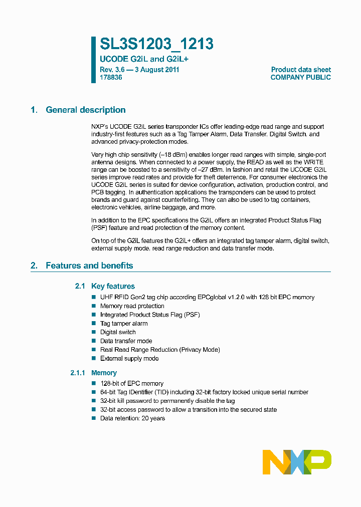 SL3S1213FUF_3195240.PDF Datasheet