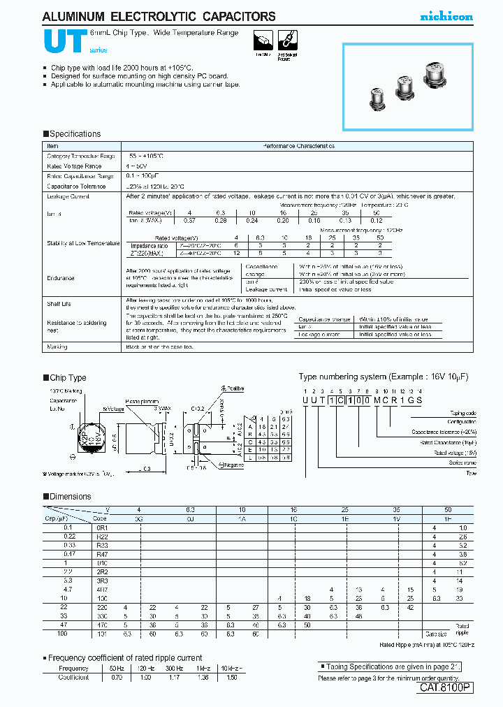 UUT1C100MCR1-MR_3195580.PDF Datasheet