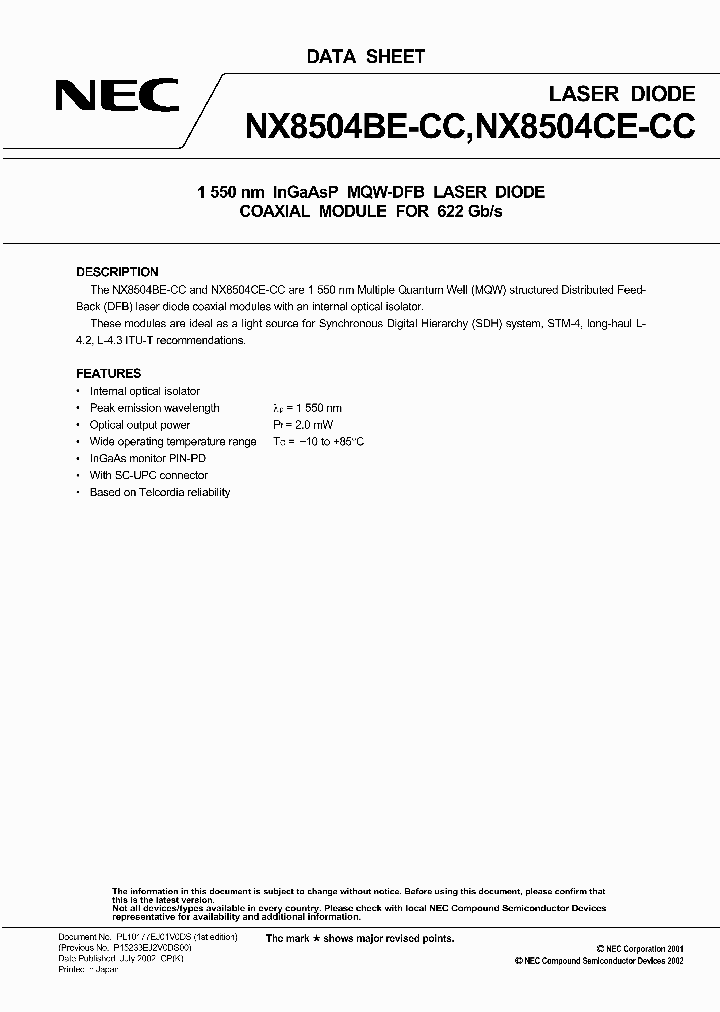 NX8504CE-CC_3196385.PDF Datasheet