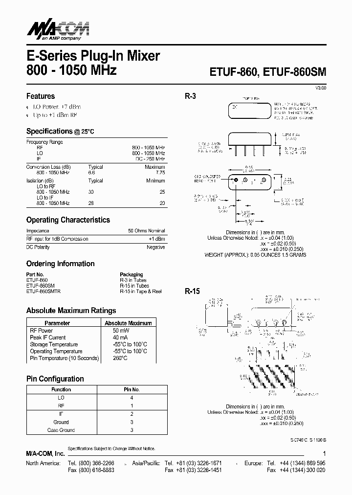 ETUF-860SMTR_3198540.PDF Datasheet