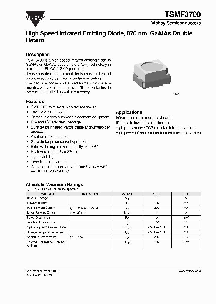 TSMF3700_3198697.PDF Datasheet