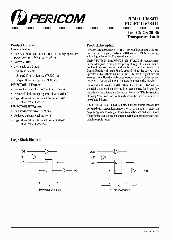 PI74FCT162841DTV_3199964.PDF Datasheet