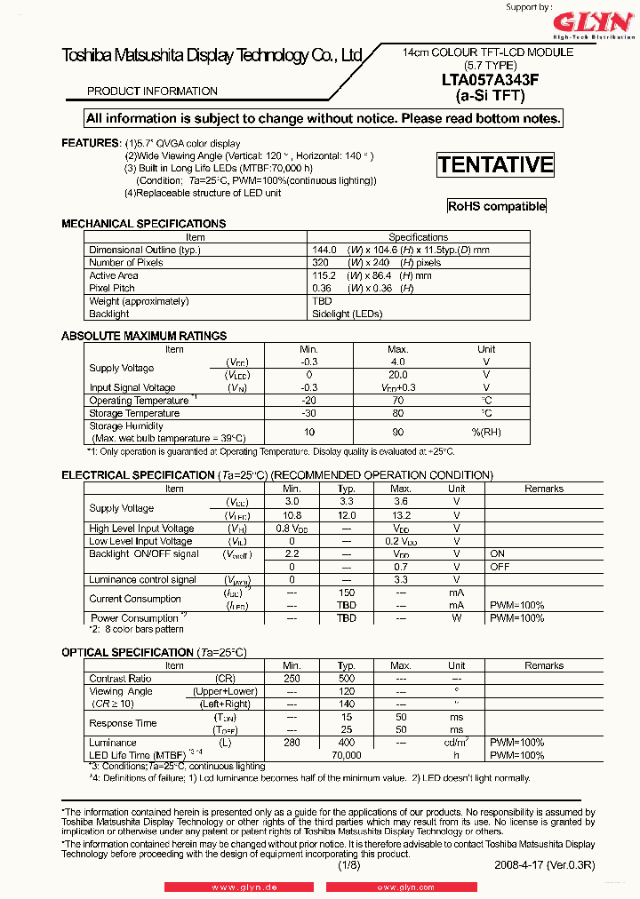 LTA057A343F_3198960.PDF Datasheet
