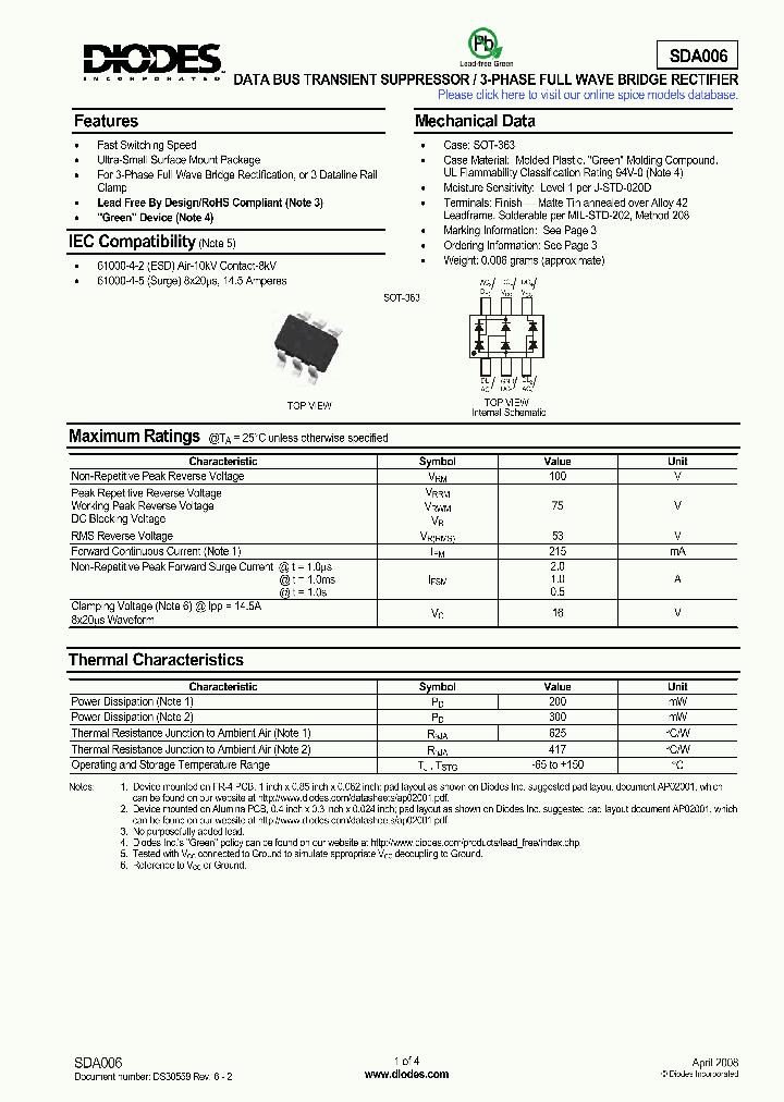 SDA006_3200468.PDF Datasheet