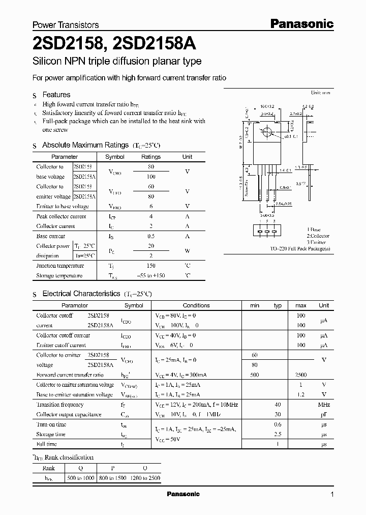 2SD2158_3200502.PDF Datasheet