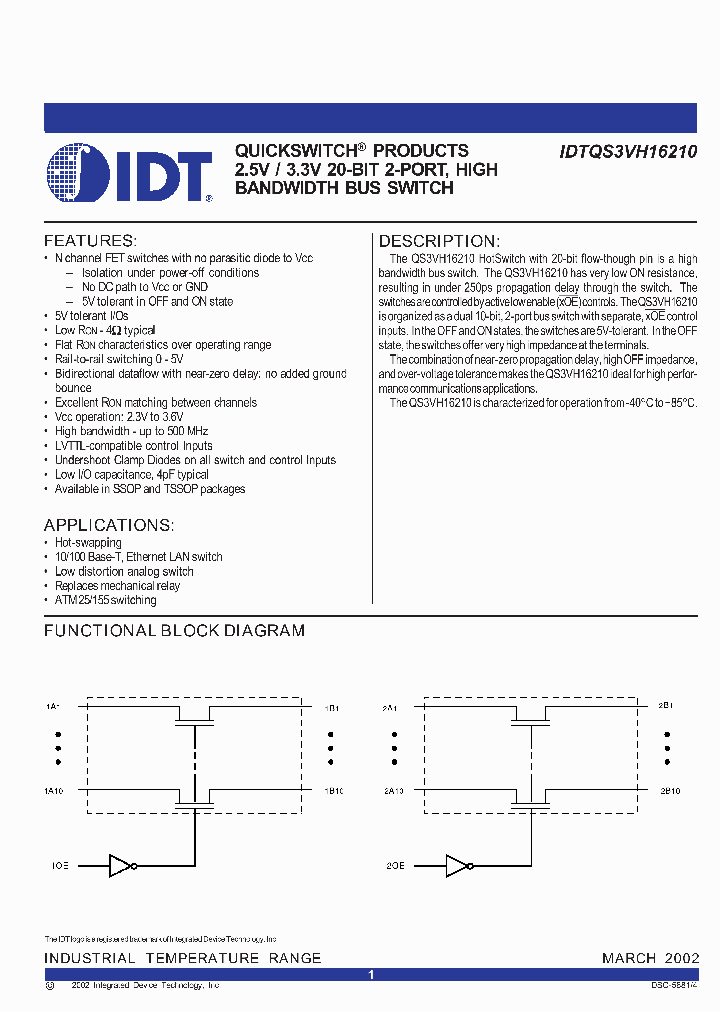QS3VH16210_3201421.PDF Datasheet