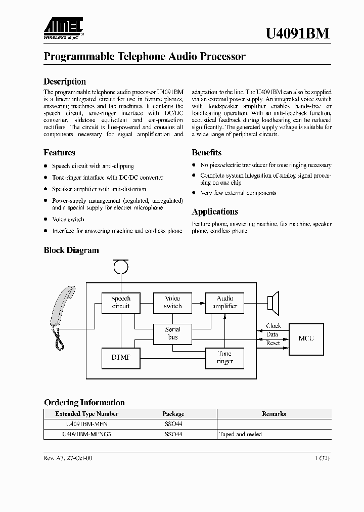 U4091BM-MFN_3201558.PDF Datasheet