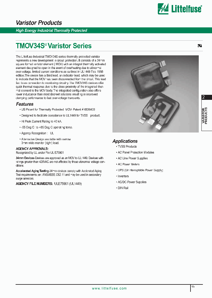 TMOV34S461M_3203423.PDF Datasheet