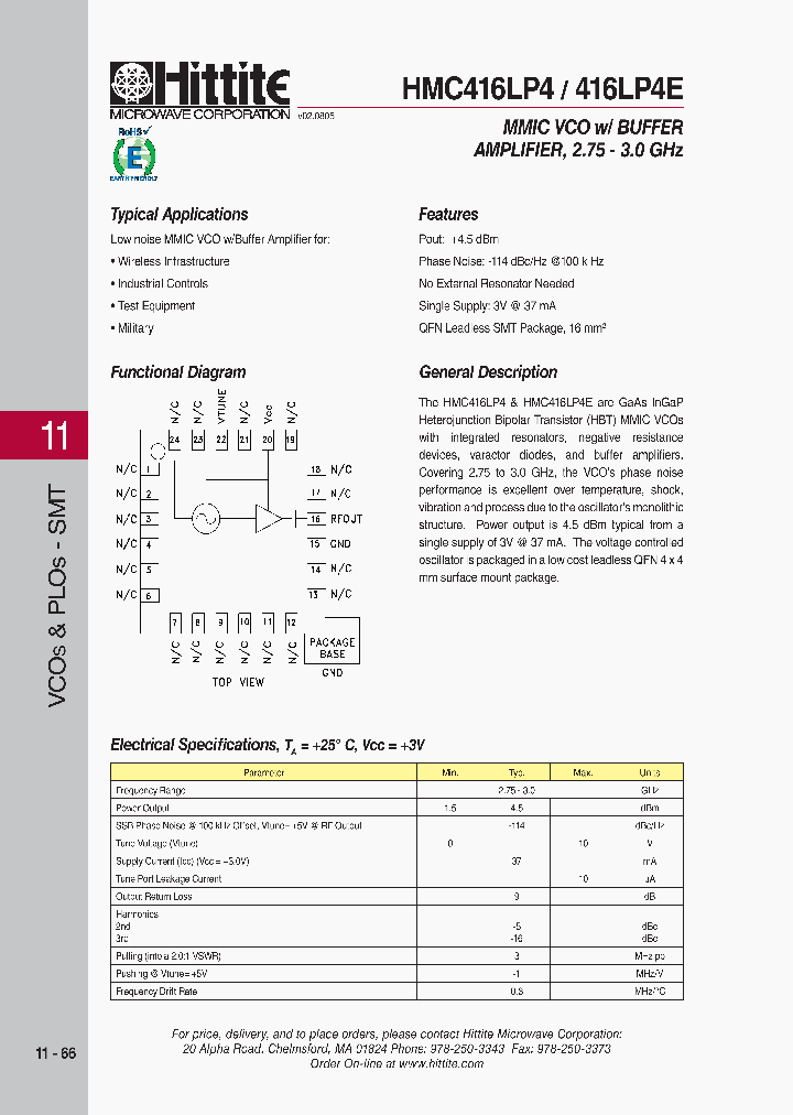 HMC416LP4E_3203580.PDF Datasheet
