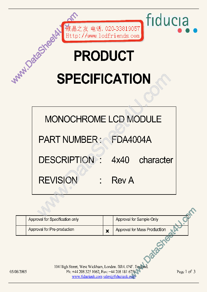 FDA4004A_3207552.PDF Datasheet