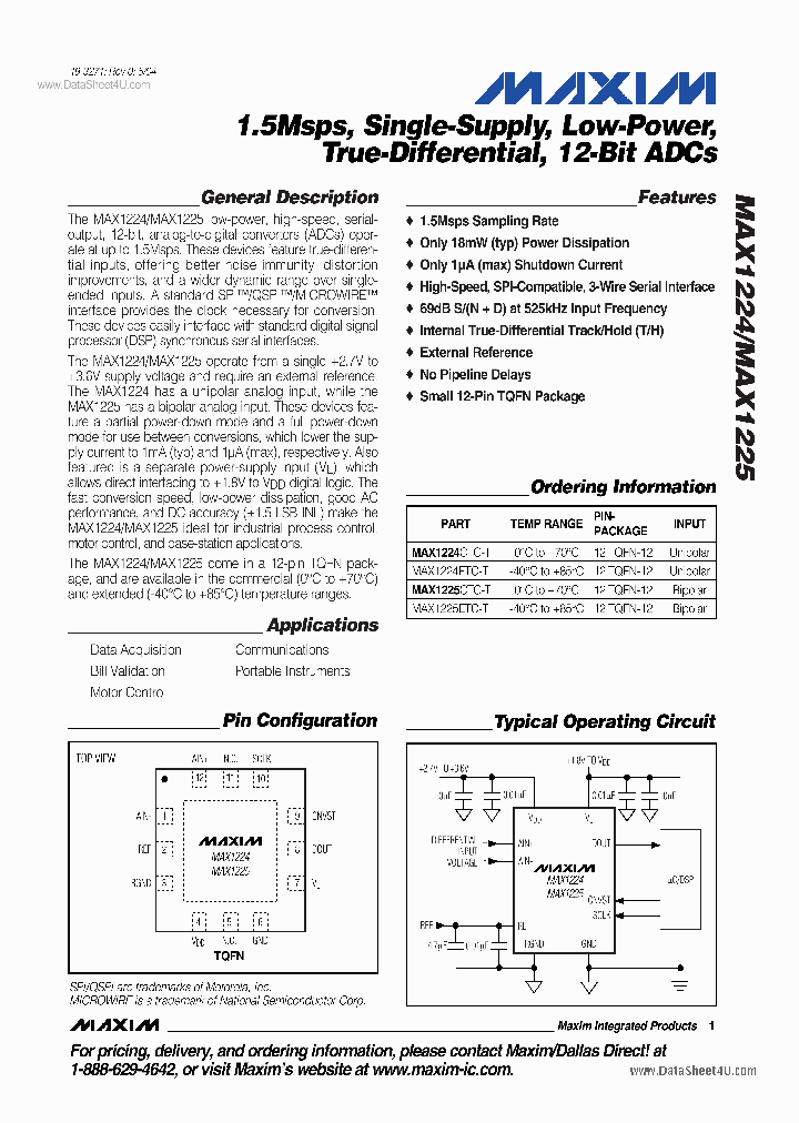 MAX1224_3207884.PDF Datasheet