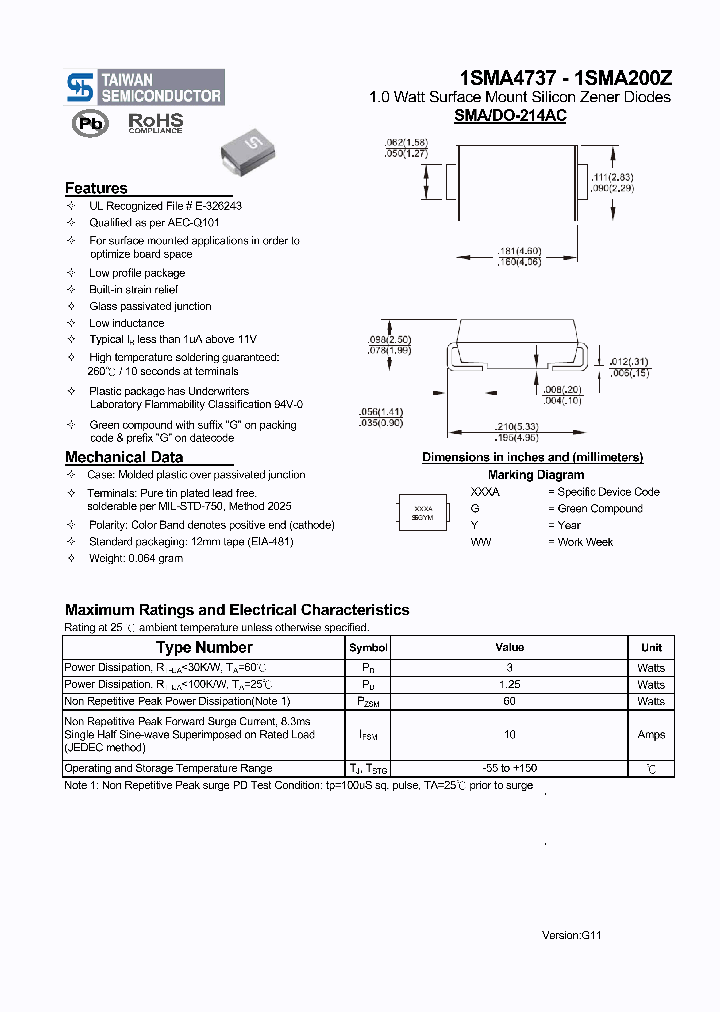 1SMA4760_3209628.PDF Datasheet