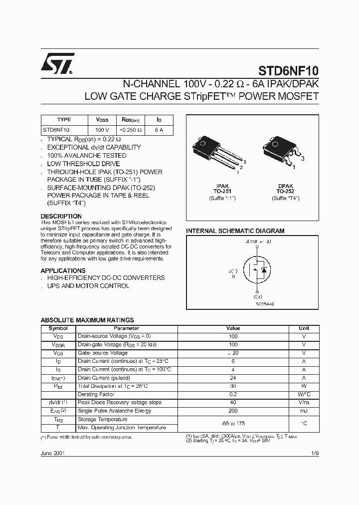 STD6NF10-1_3209873.PDF Datasheet