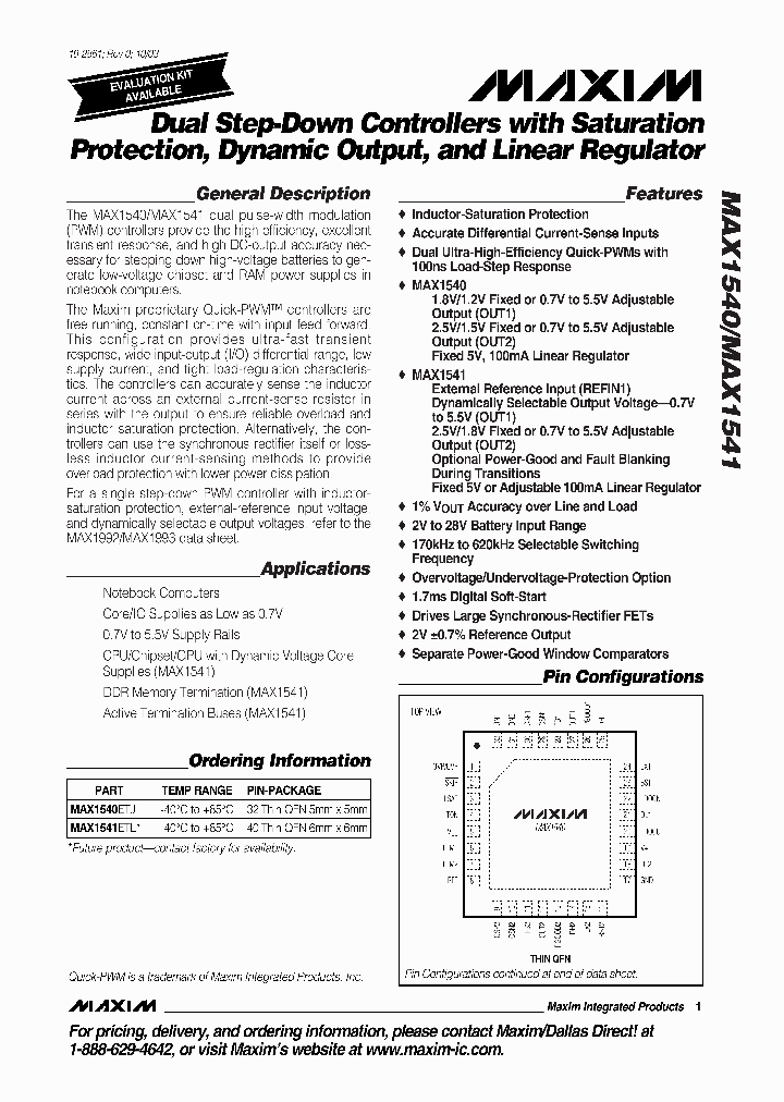 MAX1586AEVSYS_3213112.PDF Datasheet