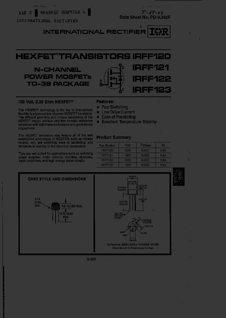 IRFF121_3213202.PDF Datasheet
