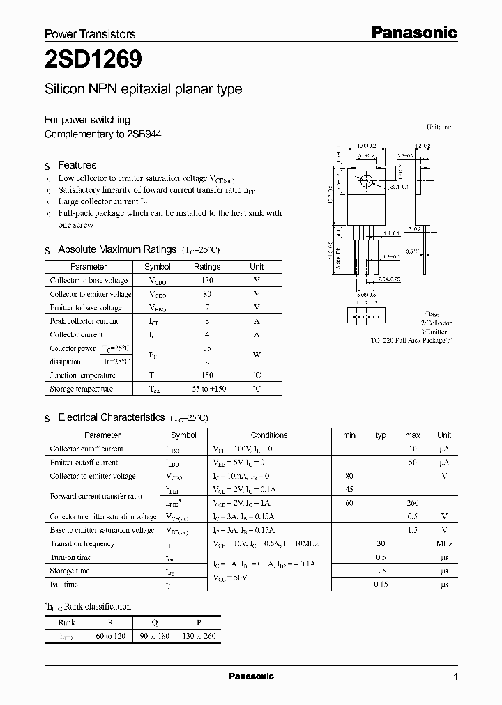 2SD1269_3214198.PDF Datasheet