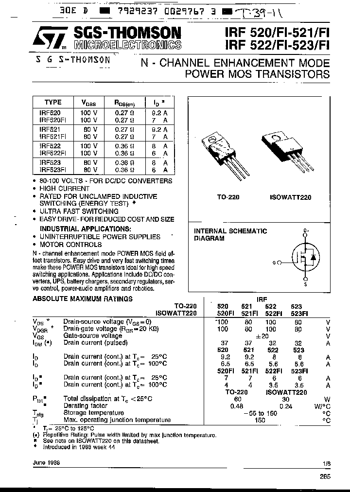 IRF523FI_3209948.PDF Datasheet