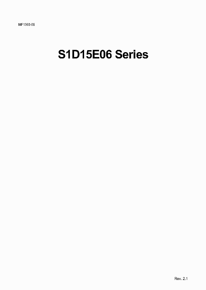 S1D15E06D03E000_3217252.PDF Datasheet