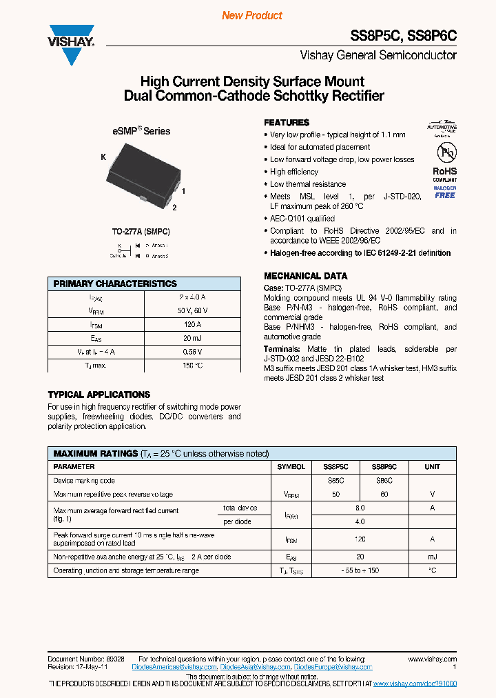 SS8P6C-M3-86A_3216946.PDF Datasheet