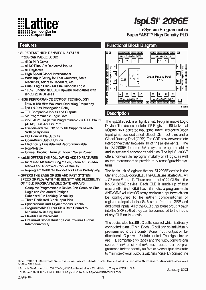 ISPLSI2096E-100LT128_3217827.PDF Datasheet