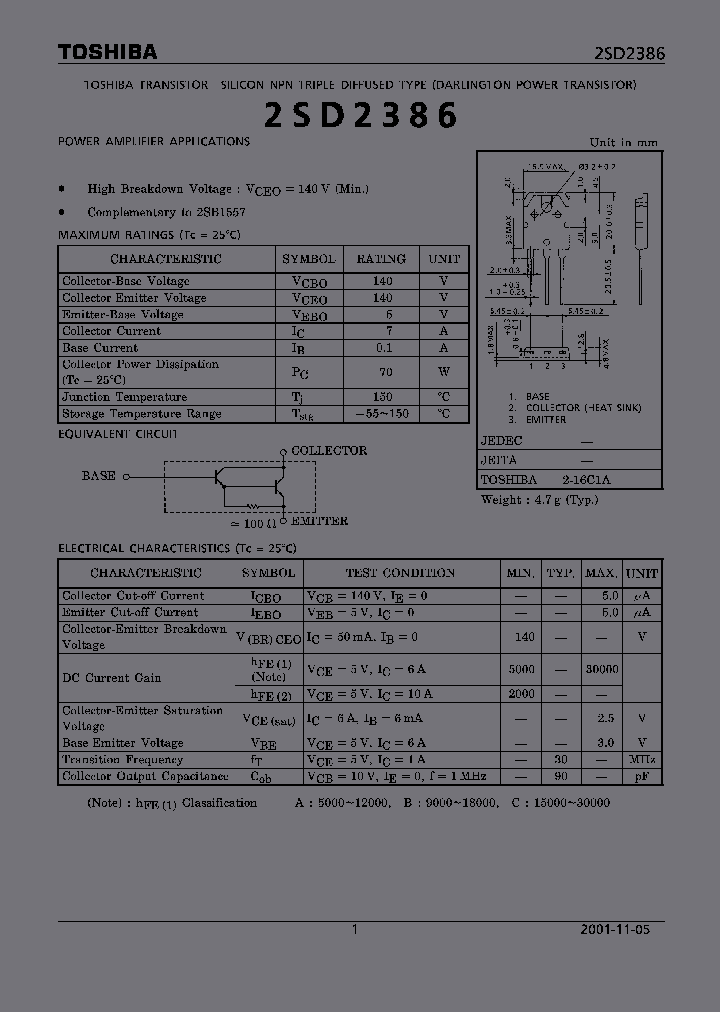 2SD2386C_3217024.PDF Datasheet