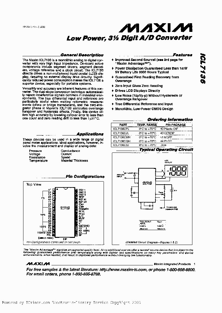 ICL7136CPL-3_3216552.PDF Datasheet