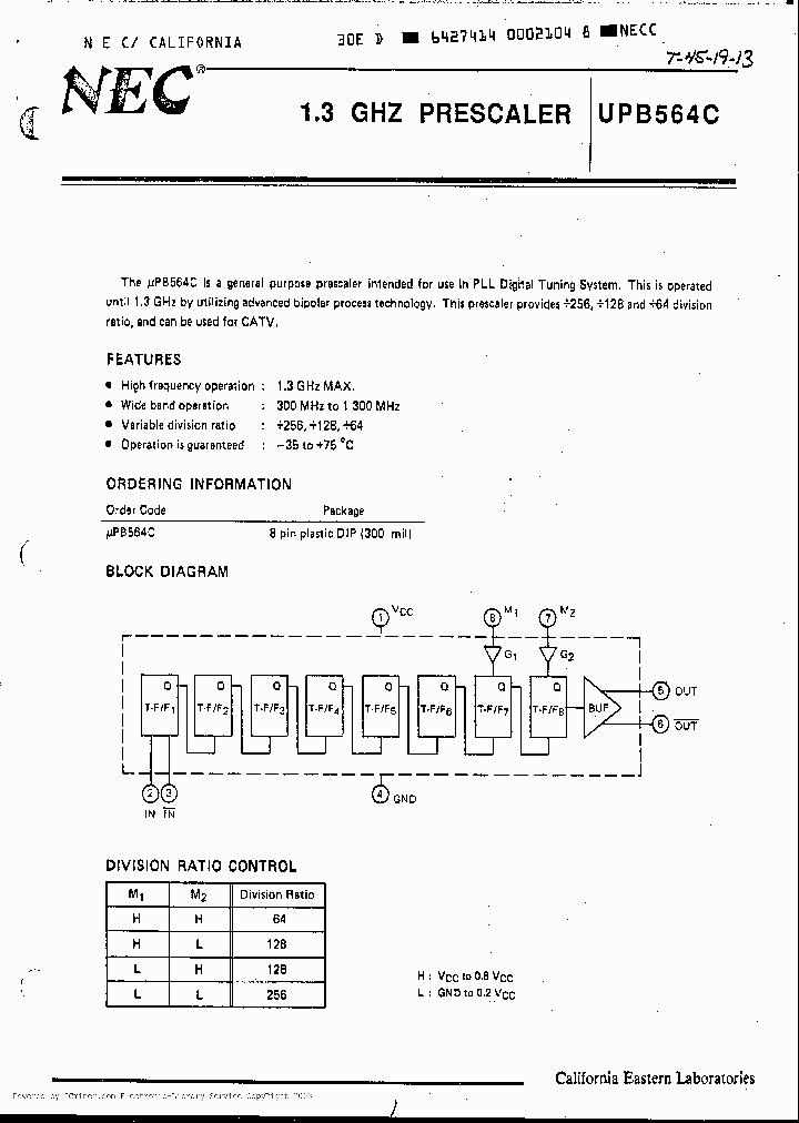 UPB564C_3220222.PDF Datasheet