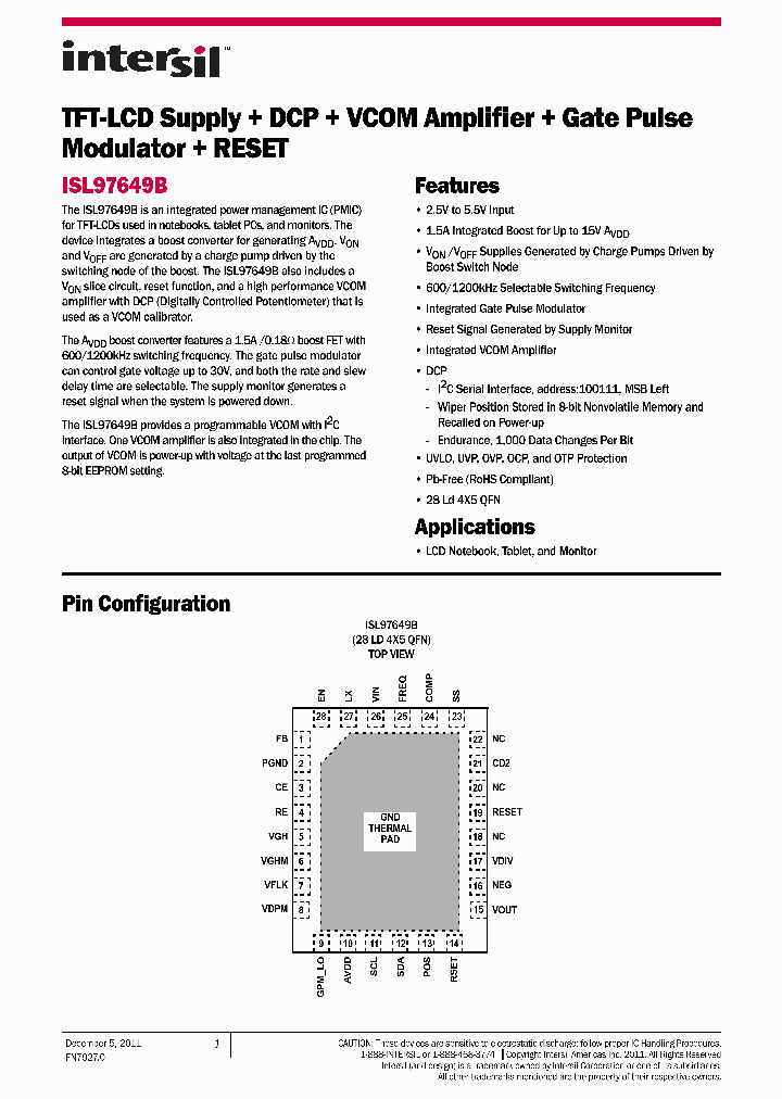 ISL97649BIRTZ-EVALZ_3218650.PDF Datasheet