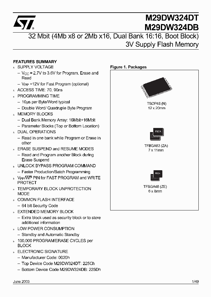 M29DW324DB70ZA6_3221126.PDF Datasheet