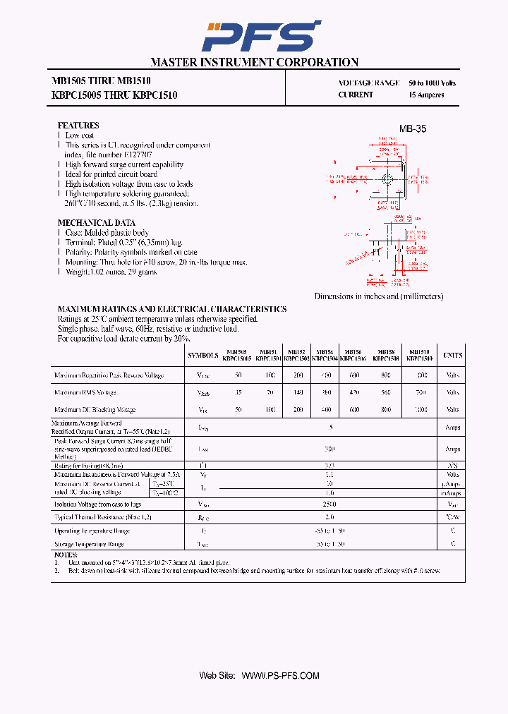 MB1505_3220426.PDF Datasheet