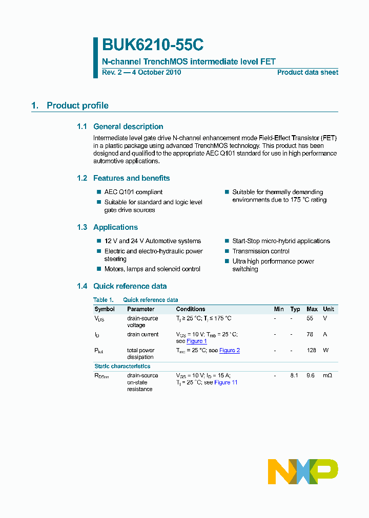 BUK6210-55C_3220186.PDF Datasheet