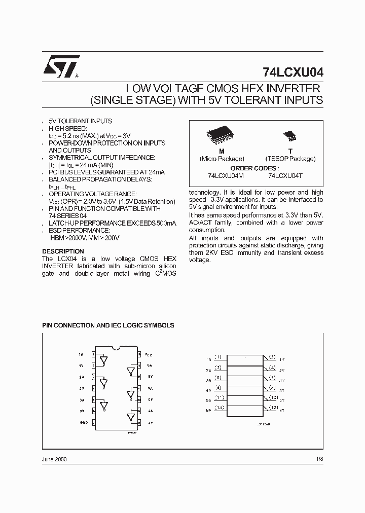 74LCXU04T_3221299.PDF Datasheet