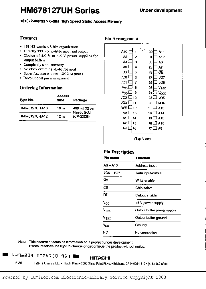 HM678127UHJ-10_3218944.PDF Datasheet