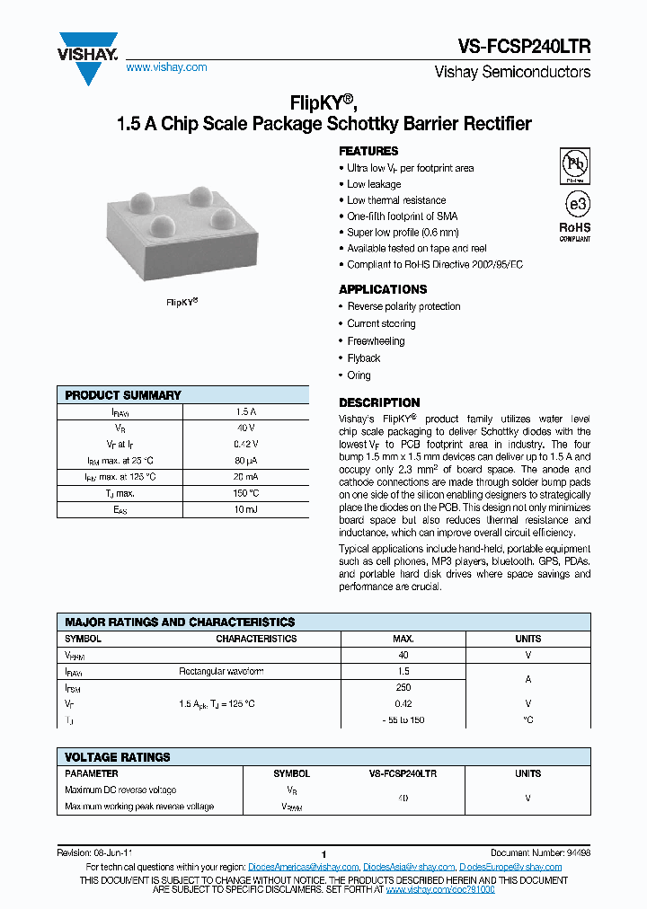 FCSP240LTR_3221637.PDF Datasheet