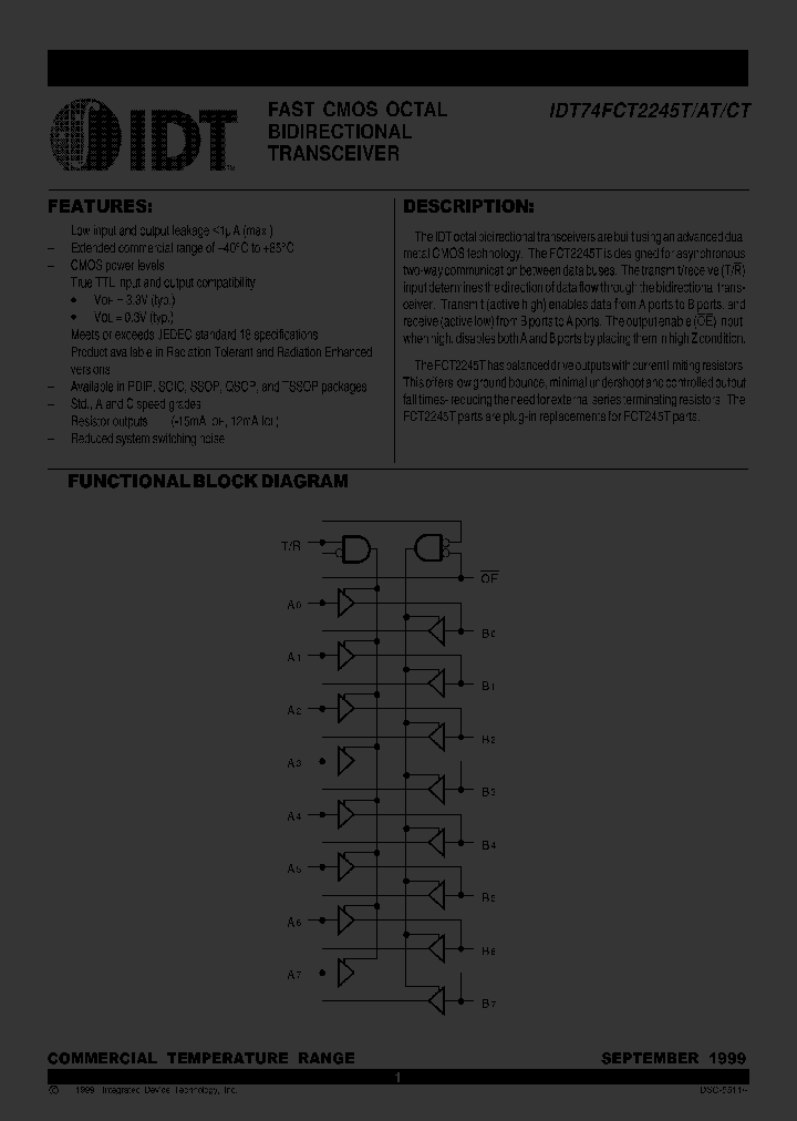 IDT74FCT2245UTP_3222577.PDF Datasheet