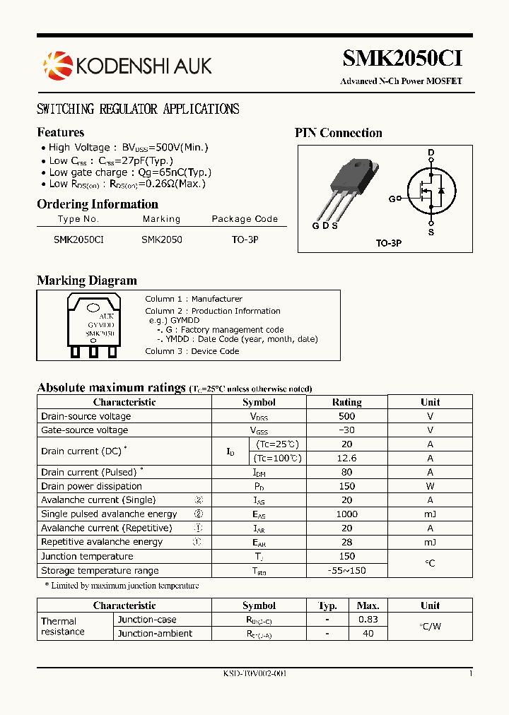 SMK2050CI_3223989.PDF Datasheet